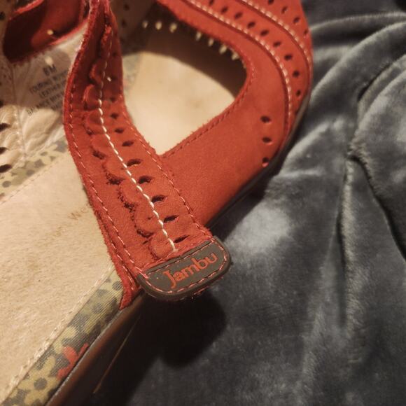 Jambu Women's Wedge Sandals 8 - Picture 6 of 7